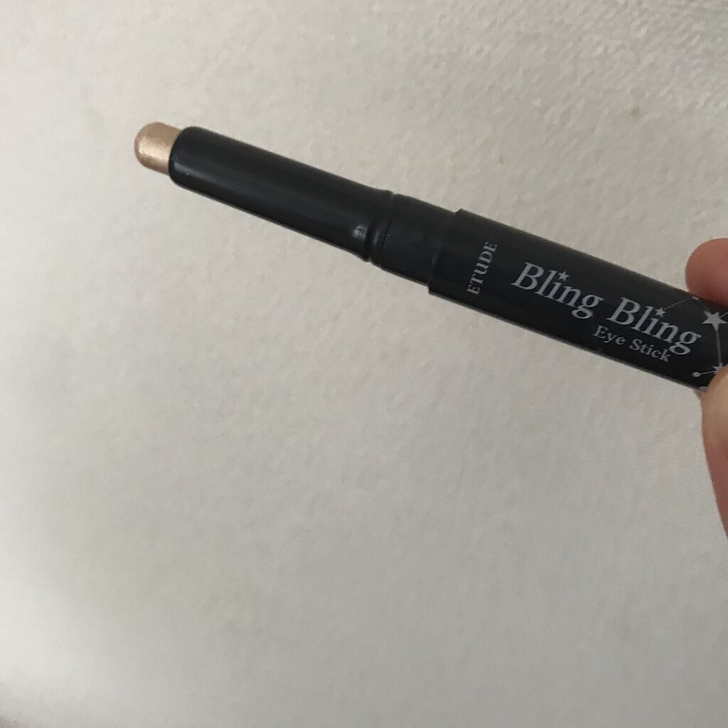 キラキラ アイシャドウ/ETUDE/スティックアイシャドウを使ったクチコミ（2枚目）