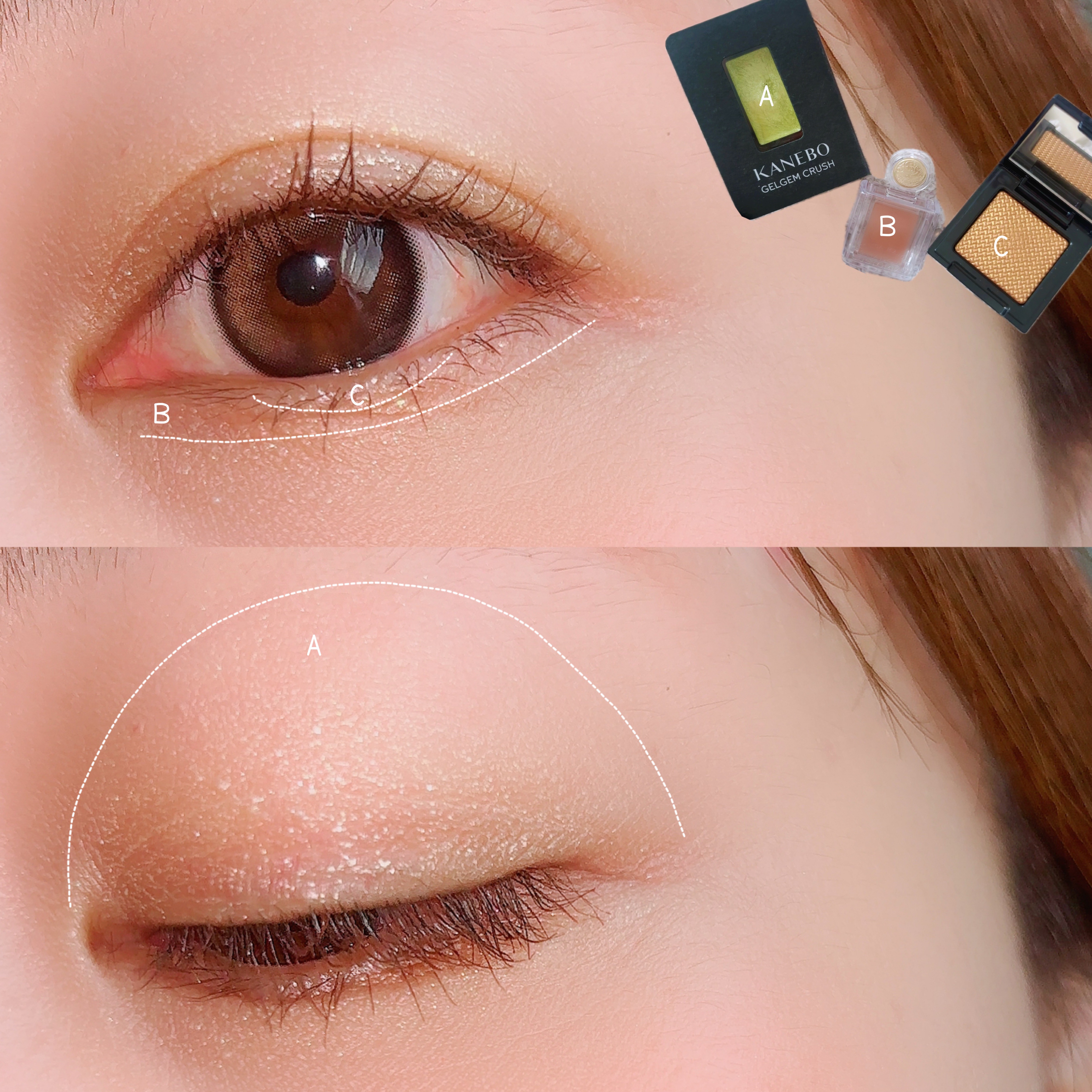 エレガンス ラズル スターアイカラー S02 Golden Knights/エレガンス ラズル /単色アイシャドウを使ったクチコミ（3枚目）