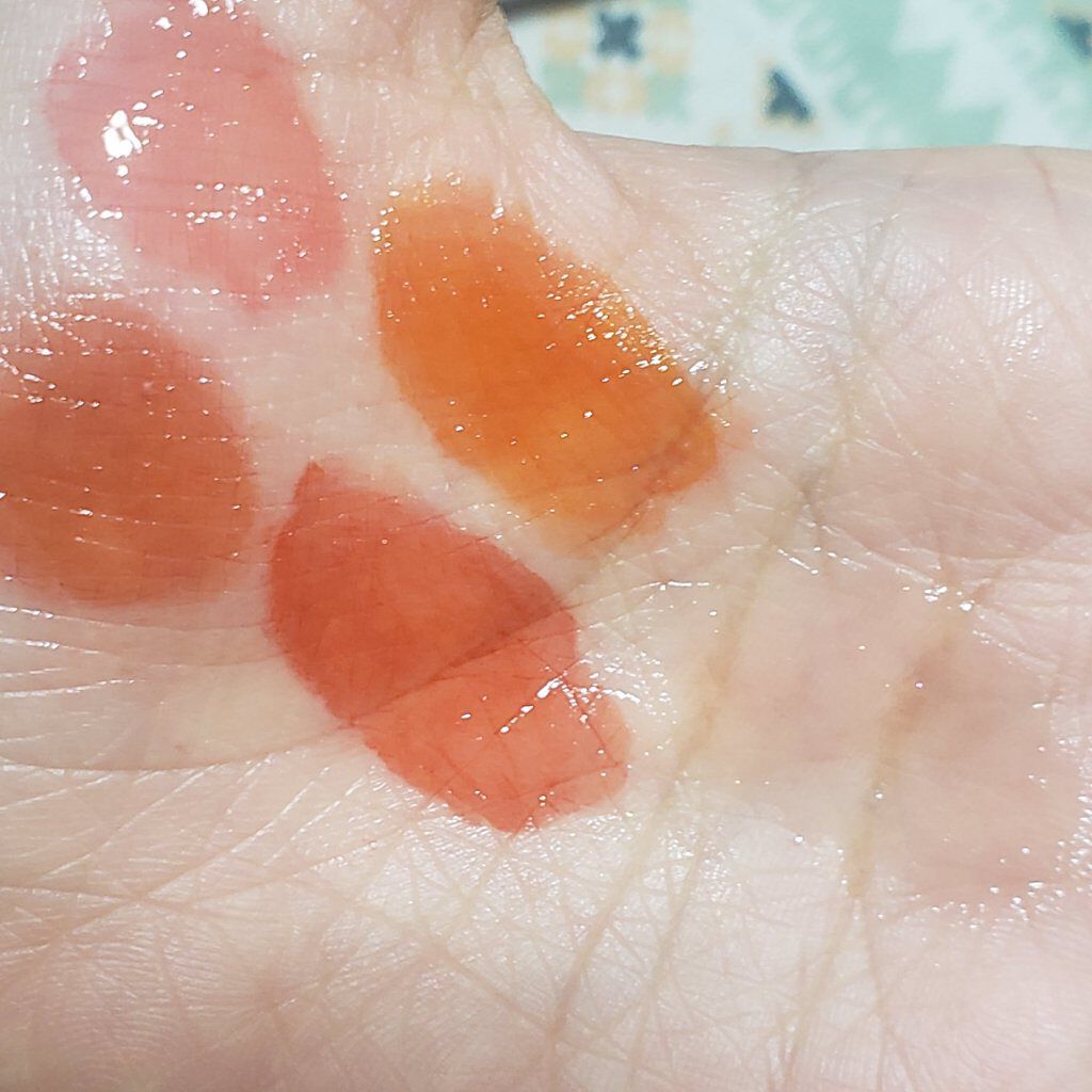 ジューシーラスティングティント/rom&nd/リップティントを使ったクチコミ(2枚目)