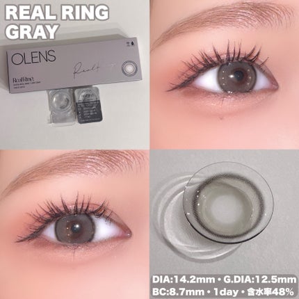 Real Ring 1day/OLENS/ワンデー(1DAY)カラコンを使ったクチコミ(3枚目)