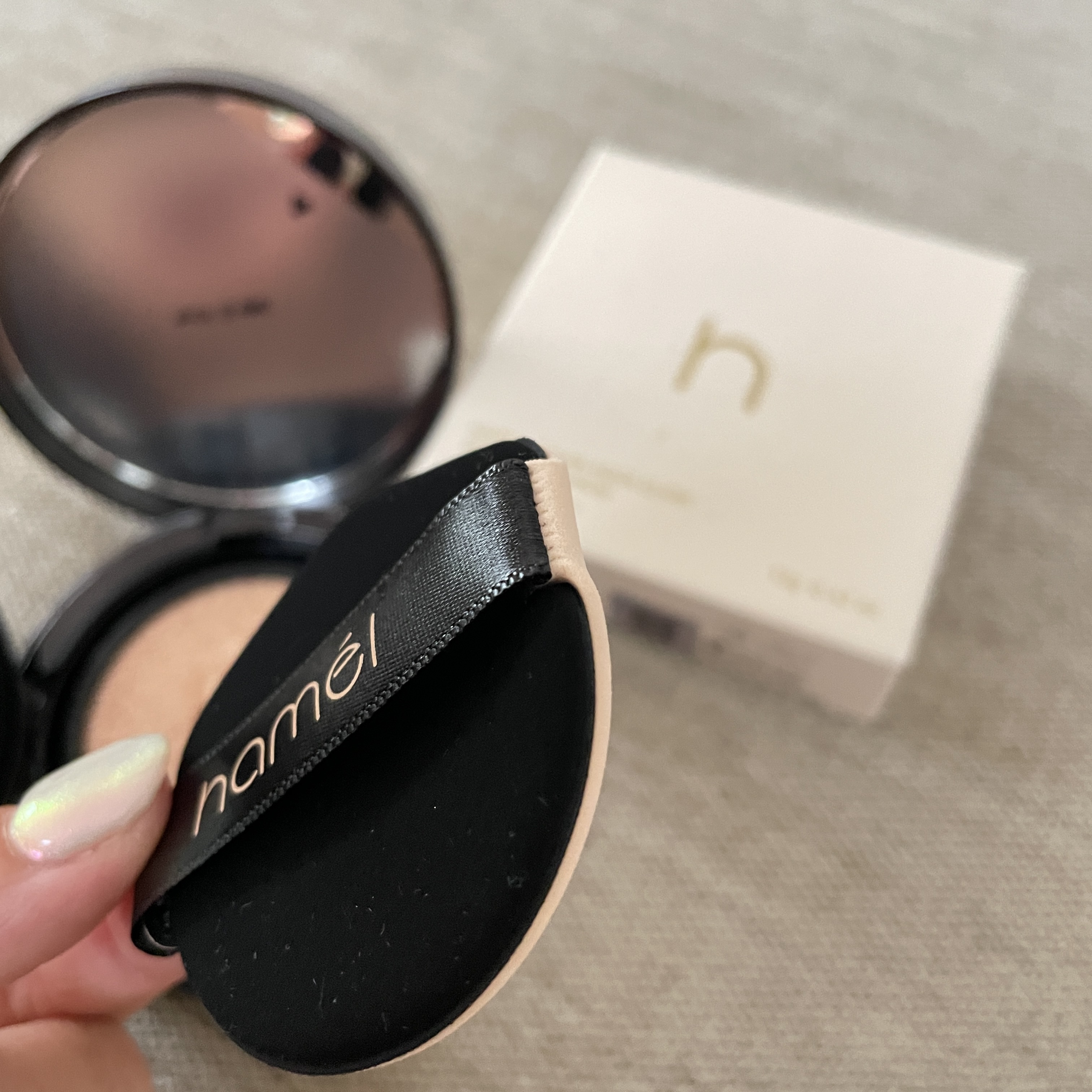 ヴィーガンアクアゼロフィットクッション/HAMEL/クッションファンデーションを使ったクチコミ（2枚目）