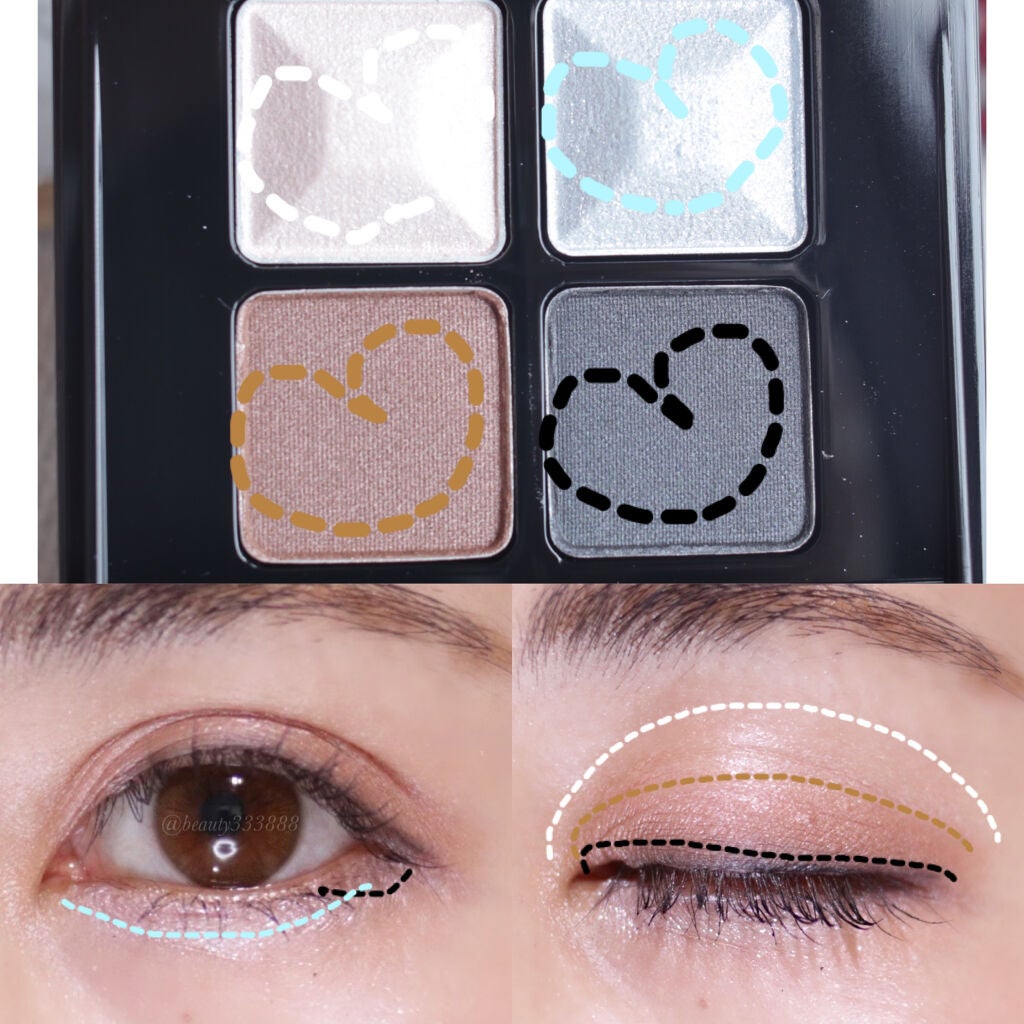 クラムカラーアイズ/マリアンボレ/アイシャドウパレットを使ったクチコミ(5枚目)