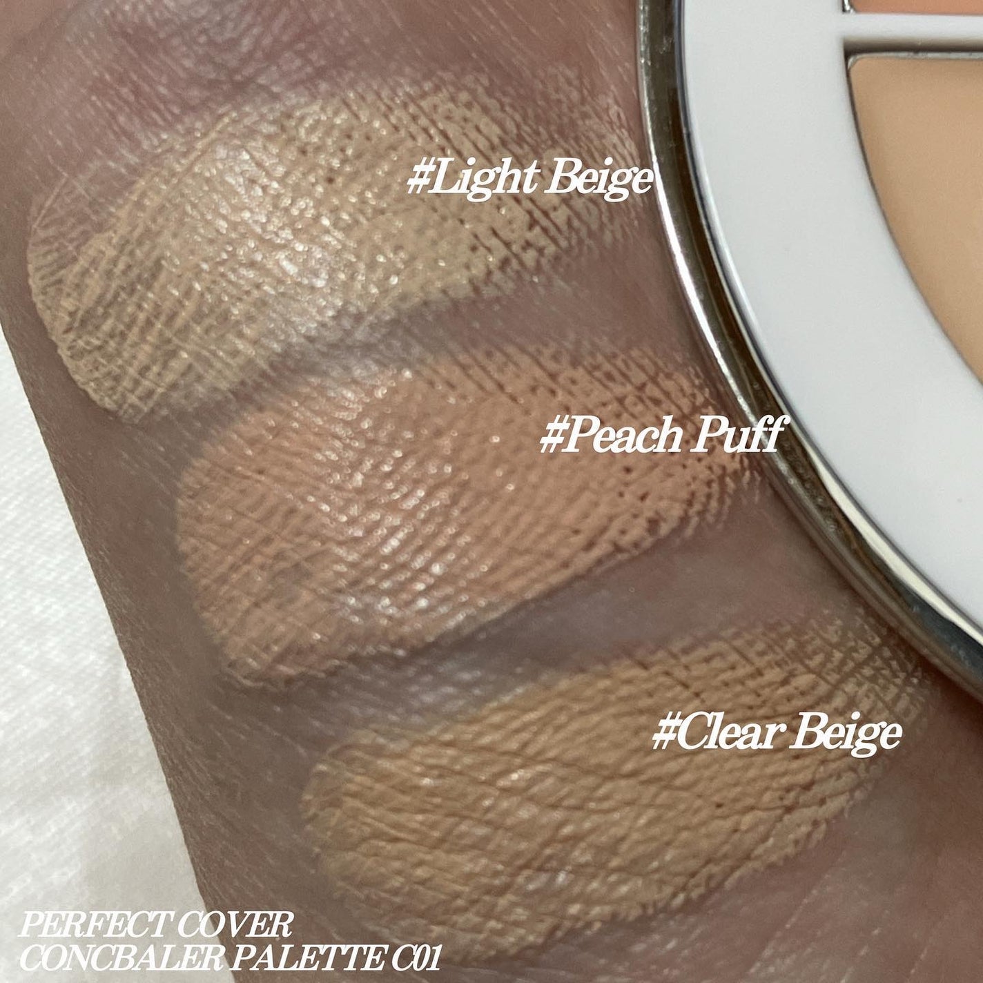 パーフェクトカバー コンシーラーパレット/Dear.A/パレットコンシーラーを使ったクチコミ(3枚目)