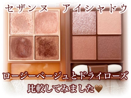 ベージュトーンアイシャドウ/CEZANNE/アイシャドウパレットを使ったクチコミ(1枚目)