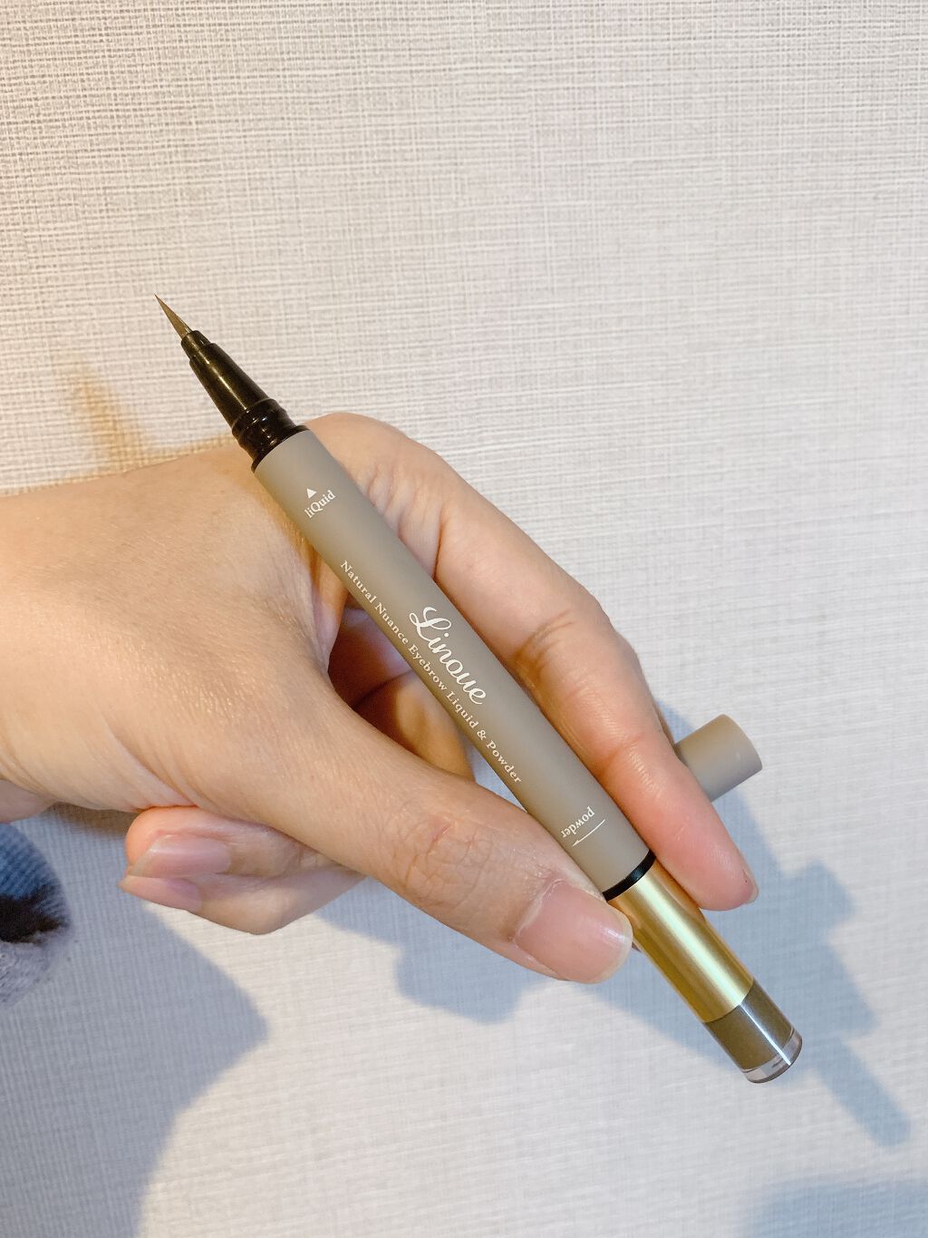 アイブロウL&P 01オリーブ NNLP-01/Linoue/パウダーアイブロウを使ったクチコミ（3枚目）