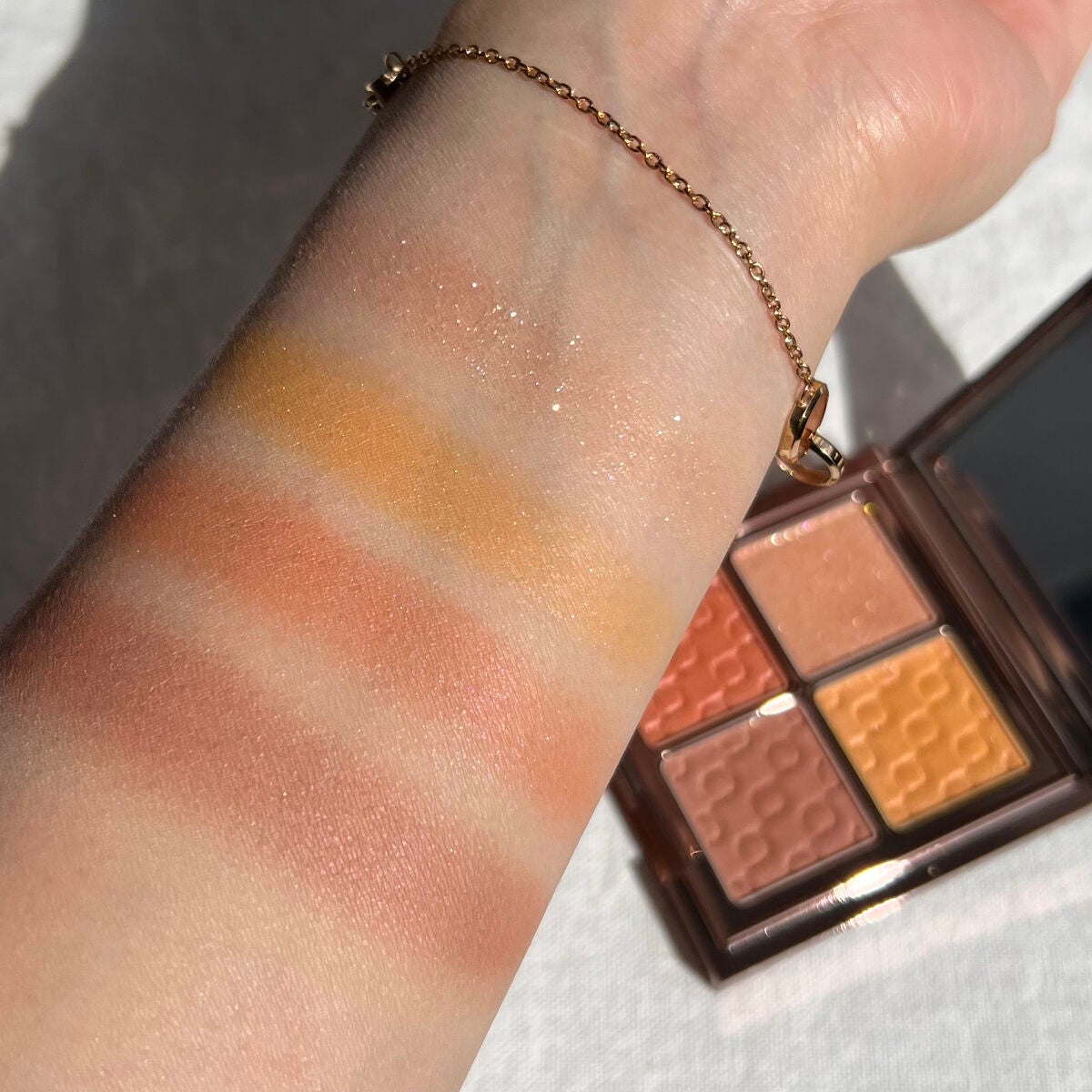 パレット rienda/rienda beauty/アイシャドウパレットを使ったクチコミ(3枚目)