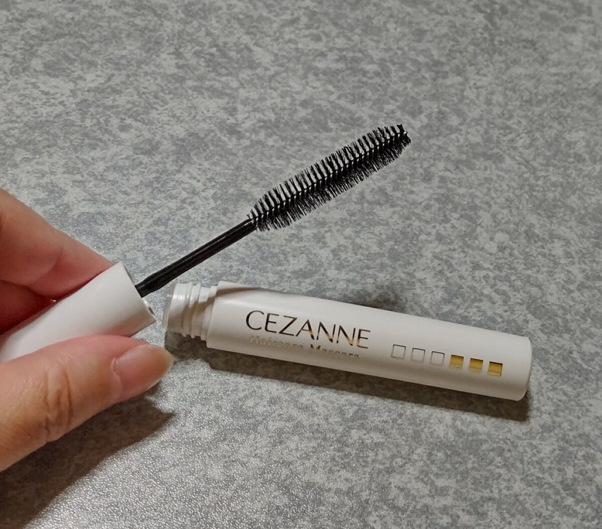 ヘアケアマスカラ/CEZANNE/ヘアジェルを使ったクチコミ（1枚目）