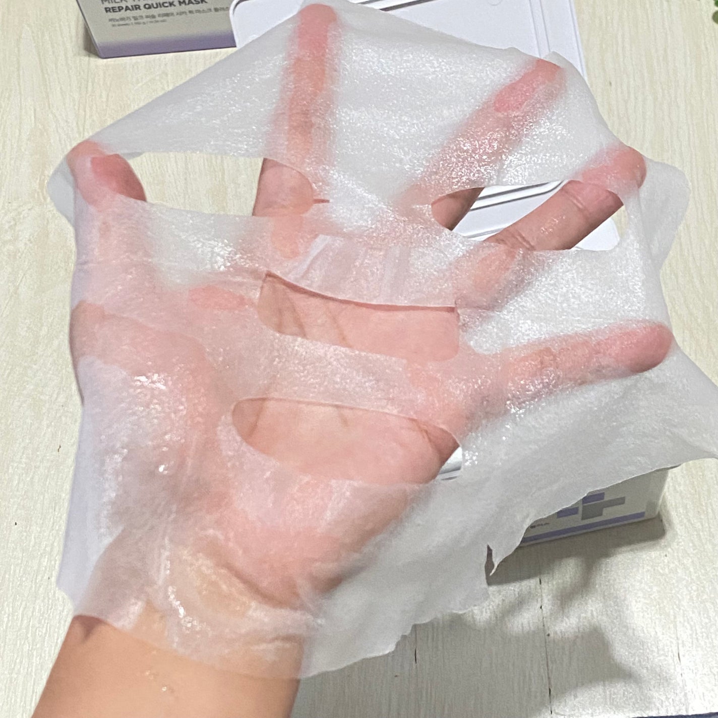 ミルクシスルリペアシカクイックマスクプラス/BANOBAGI/シートマスク・パックを使ったクチコミ(3枚目)