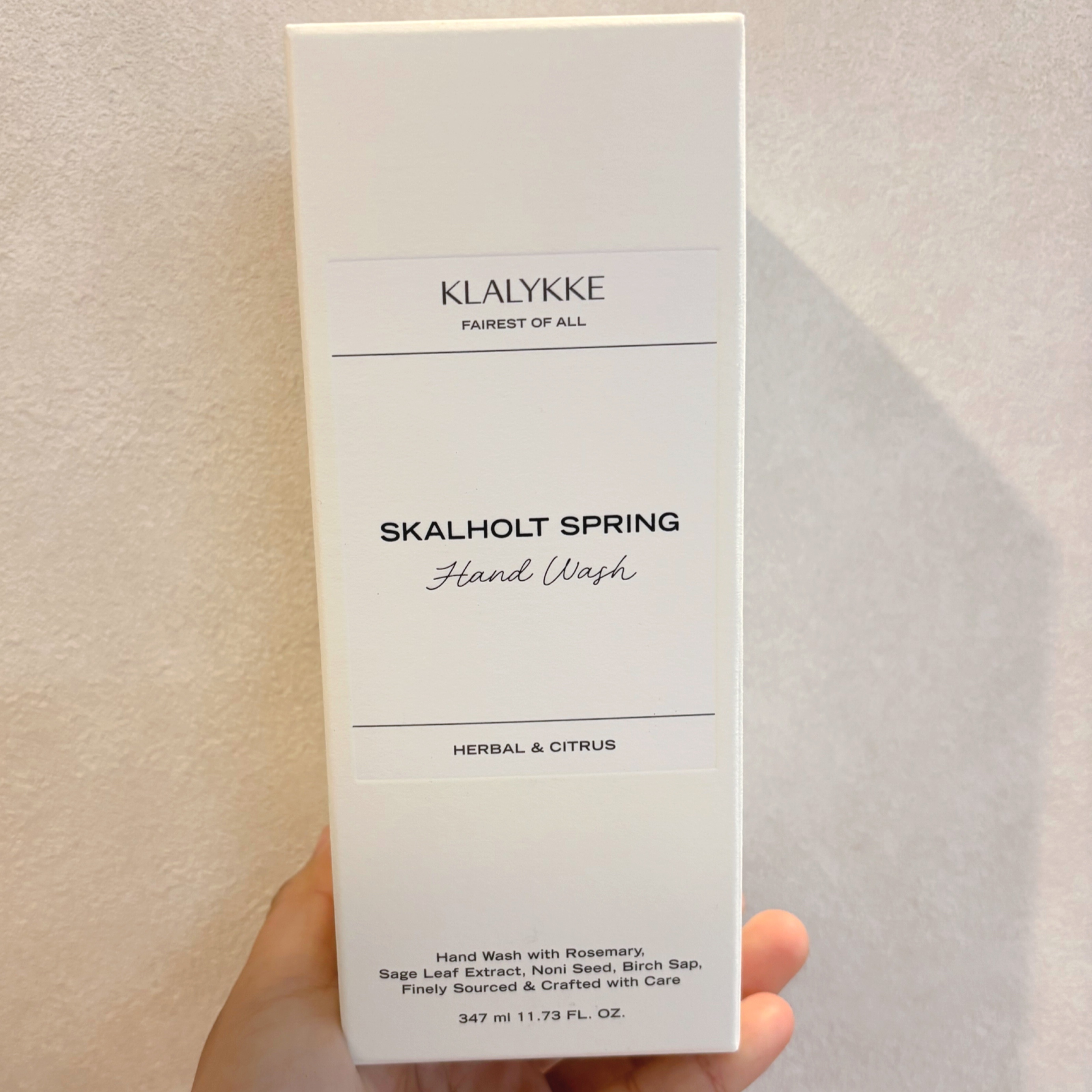スカールホルトスプリングハンドウォッシュ/KLALYKKE/ハンドソープを使ったクチコミ（3枚目）