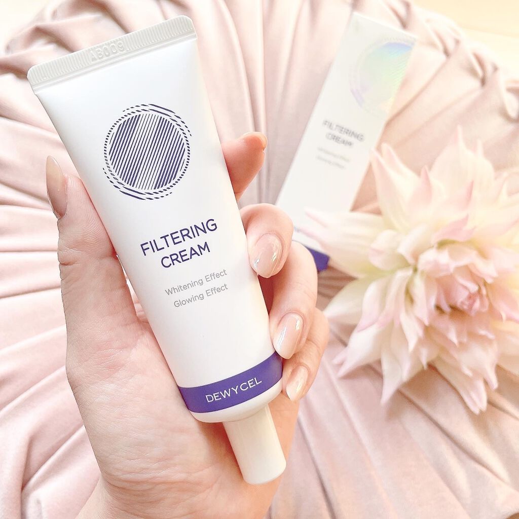 フィルタリングクリーム/DEWYCEL/日焼け止めクリームを使ったクチコミ（1枚目）