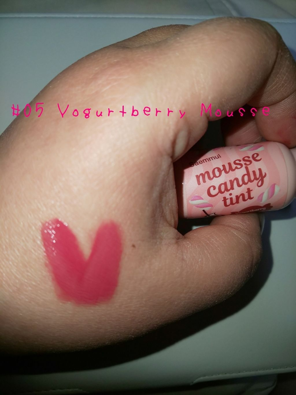 ムース キャンディー ティント/the SAEM/リップティントを使ったクチコミ（2枚目）