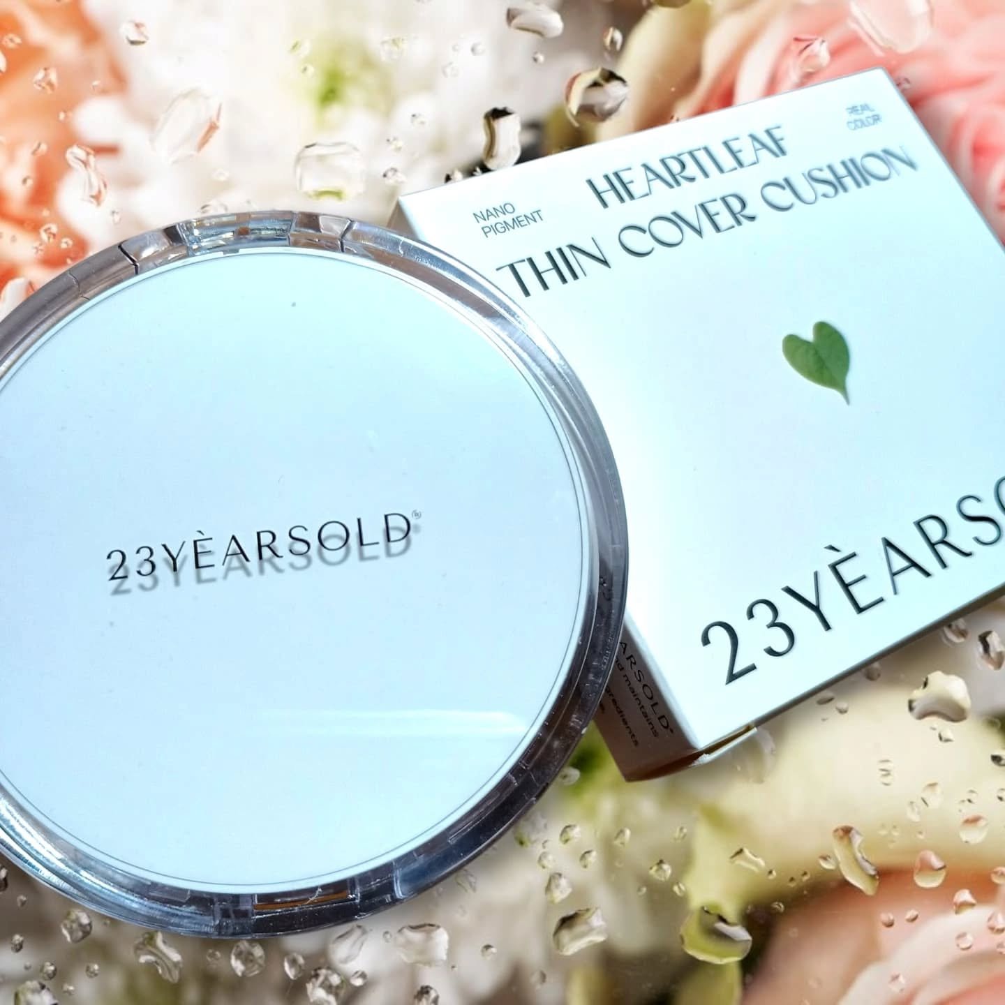 ハートリーフシーンカバークッション/23years old/クッションファンデーションを使ったクチコミ（2枚目）