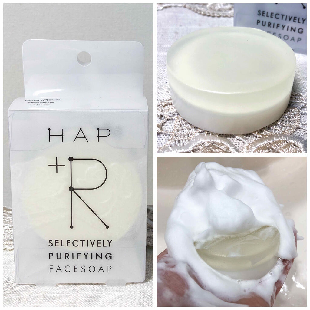 フェイスソープ/HAP＋R/洗顔石鹸を使ったクチコミ（1枚目）