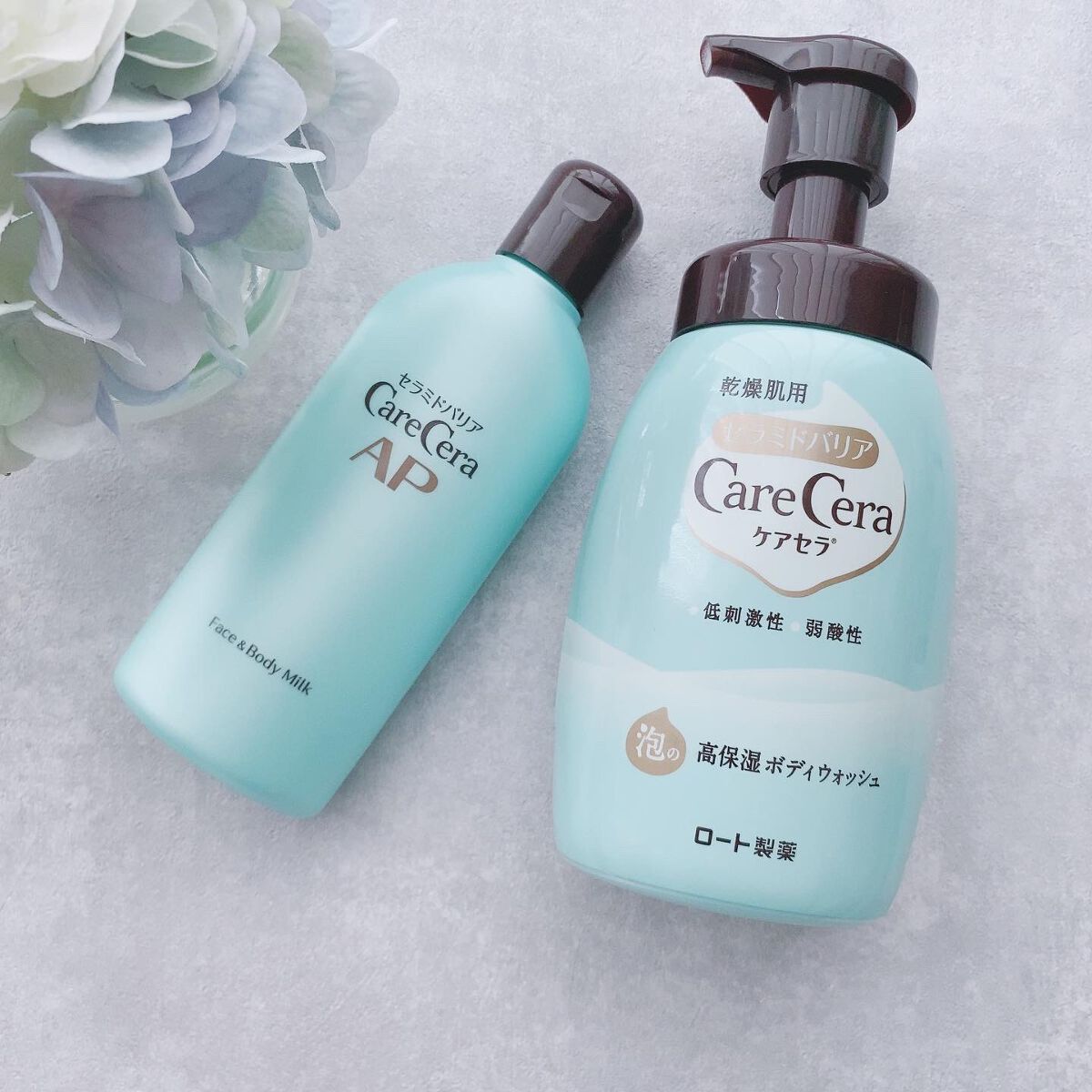 泡の高保湿ボディウォッシュ/ケアセラ/ボディソープを使ったクチコミ（1枚目）