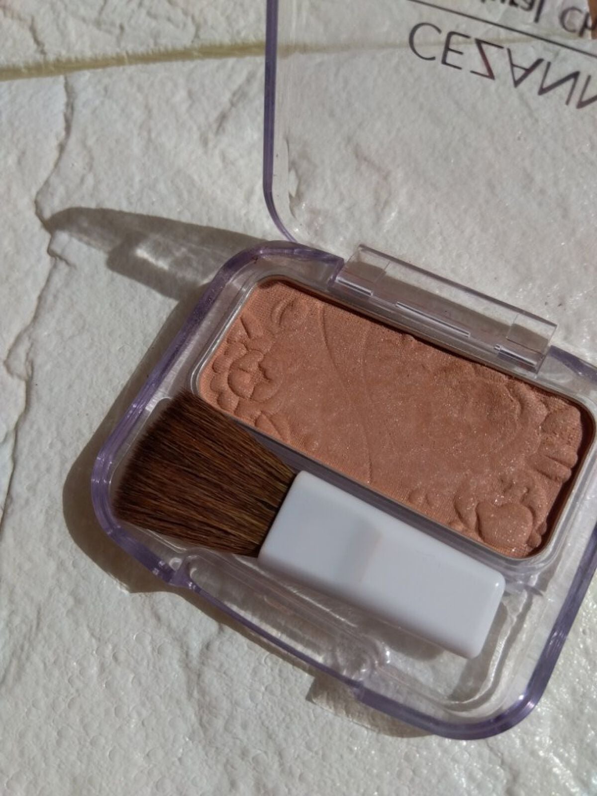 ナチュラル チークN/CEZANNE/パウダーチークを使ったクチコミ(2枚目)