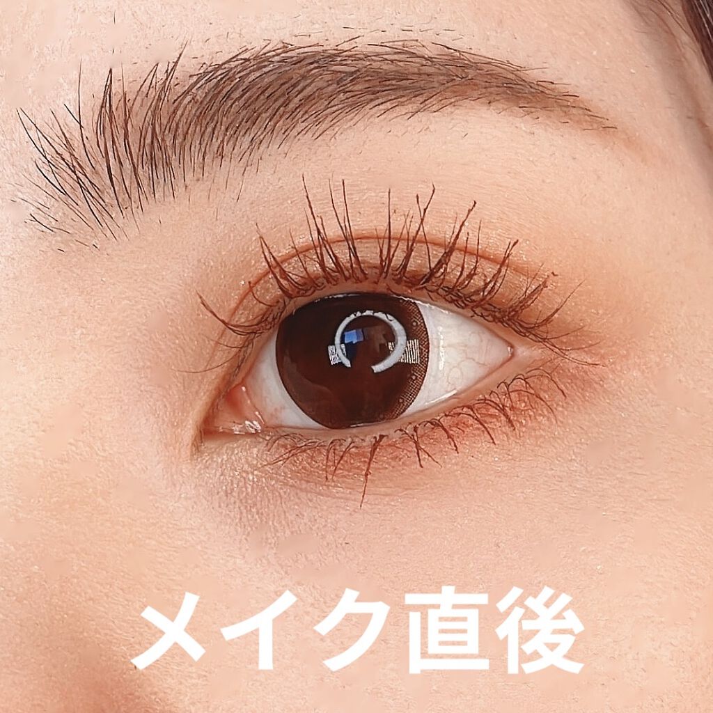 ひとえ・奥ぶたえ用マスカラ 限定色 ビターオレンジ/アイプチ®/マスカラを使ったクチコミ（2枚目）