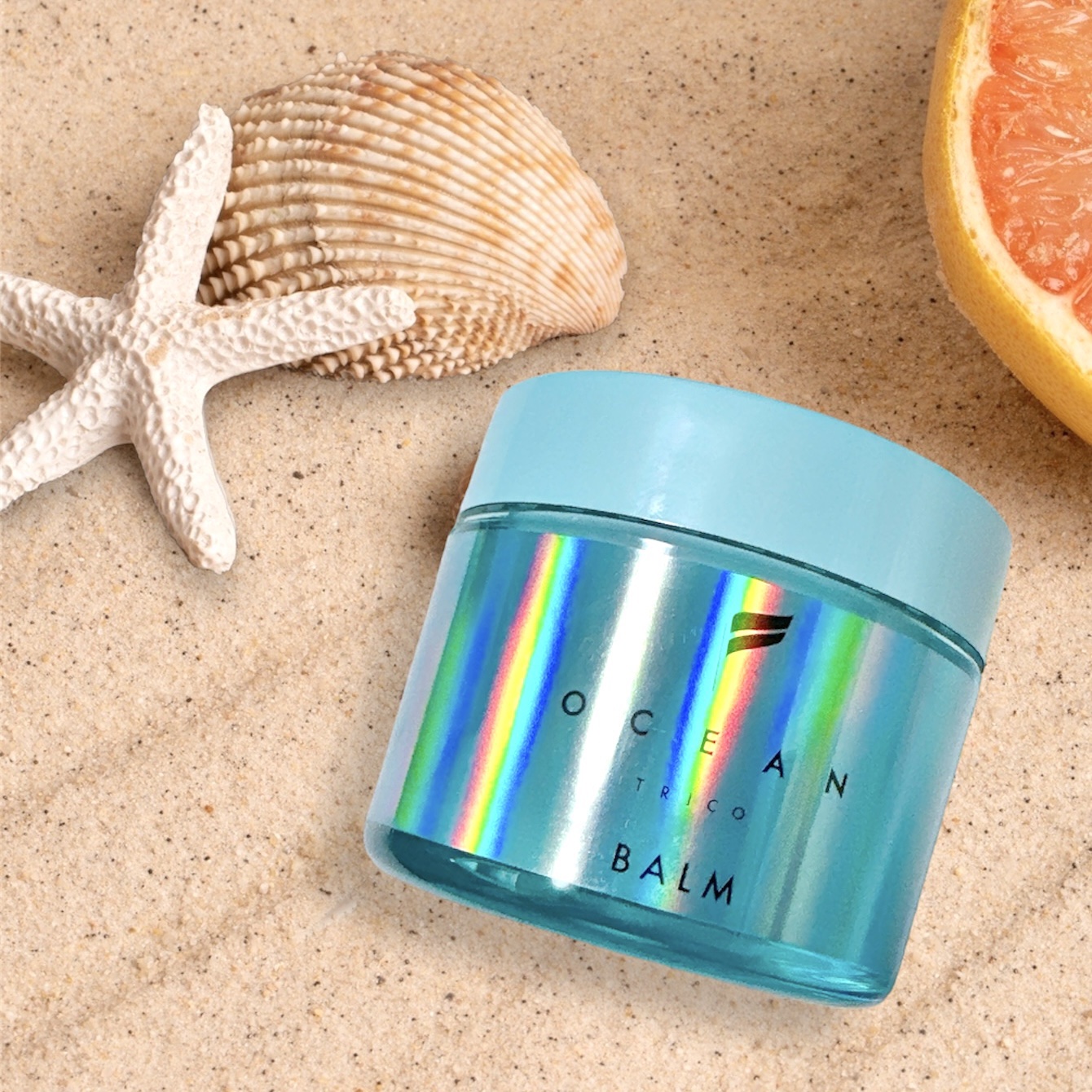 オーシャントリコ ヘアスタイリング バーム ライトブルー/OCEAN TRICO/ヘアバームを使ったクチコミ（2枚目）