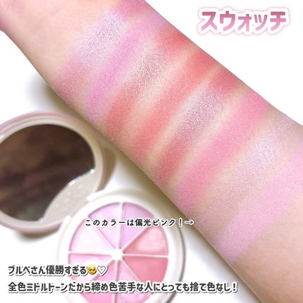 ミドルトーンアイシャドウコレクターパレット/Laka/アイシャドウパレットを使ったクチコミ(4枚目)