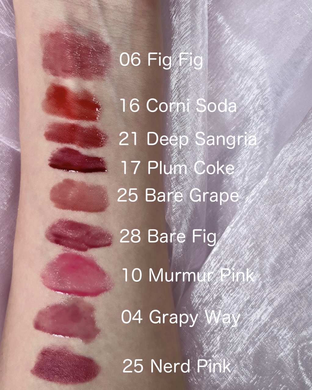 ジューシーラスティングティント/rom&nd/リップティントを使ったクチコミ（2枚目）