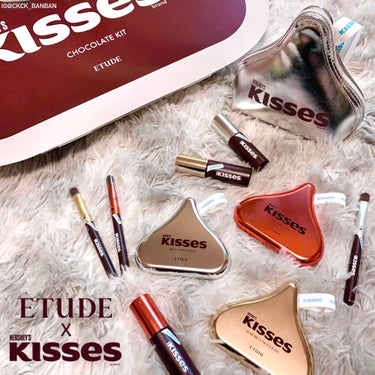 ETUDE×HERSHEY'S KISSES🍫﻿コラボコレクション

バレンタインシーズンにぴったり🥺💝
﻿
かわいいの届いた！キスチョコだ〜😻🍫﻿
昨年に引き続き今年もHERSHEY'Sコラボ！﻿