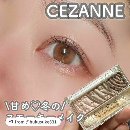 トーンアップアイシャドウ/CEZANNE/アイシャドウパレットを使ったクチコミ(1枚目)