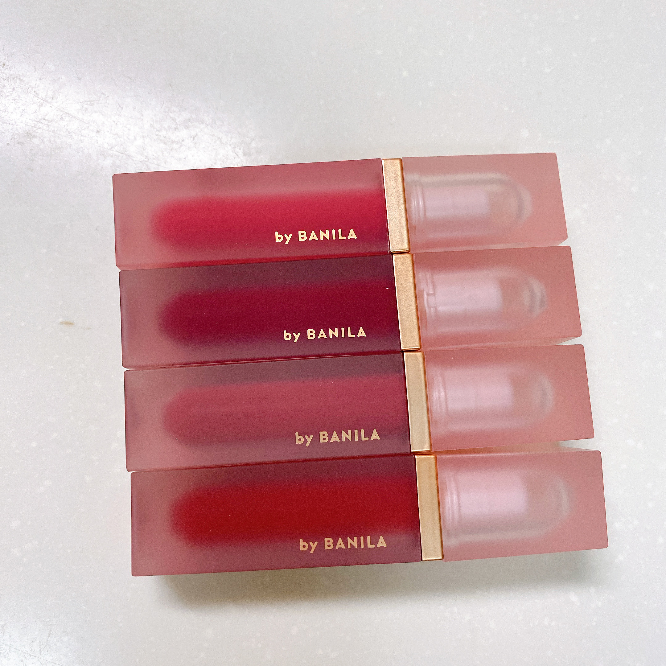 ウォーター ドロップベールティント  PP01 フラワーシャワー/BANILA CO/リップティントを使ったクチコミ（2枚目）