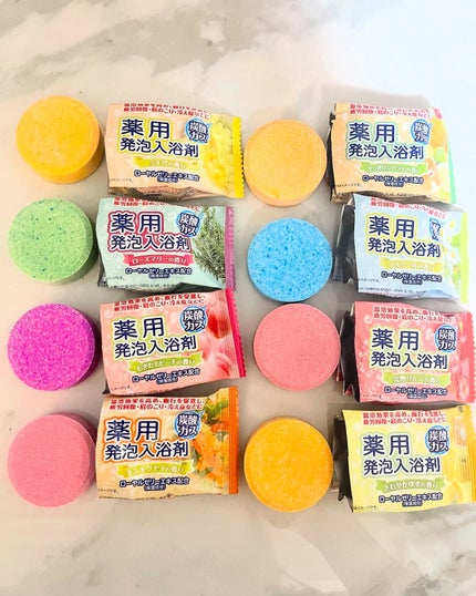 バスリフレ 薬用発泡入浴剤/ライオンケミカル/炭酸系入浴剤を使ったクチコミ(3枚目)