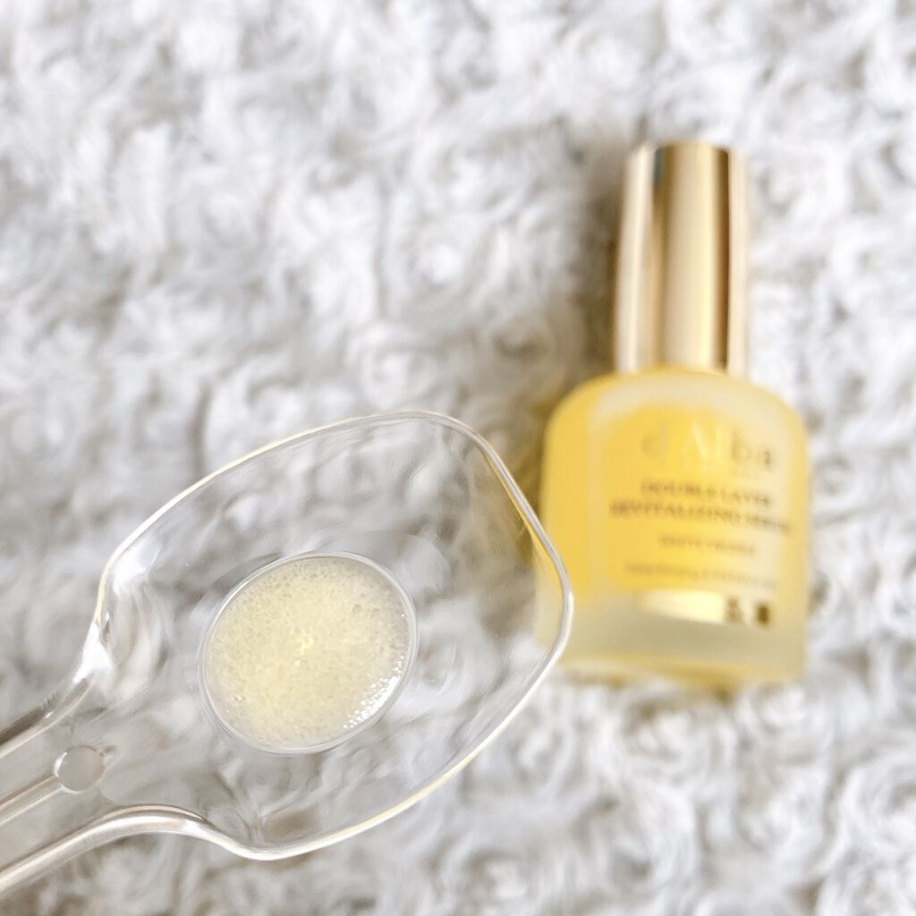 ホワイトトリュフダブルレイヤーリバイタライジングセラム/ダルバ/美容液を使ったクチコミ（3枚目）