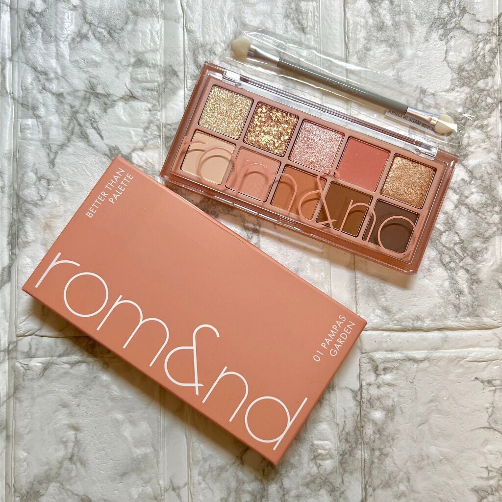 ベターザンパレット/rom&nd/アイシャドウパレットを使ったクチコミ(5枚目)