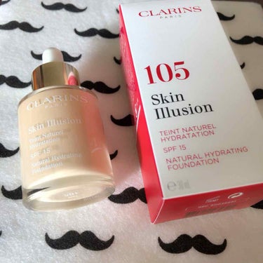 CLARINS スキンイリュージョン ファンデーションのクチコミ「クラランス
スキン イリュージョン ファンデーション
105 NUDE


スポイトタイプの
.....」（1枚目）