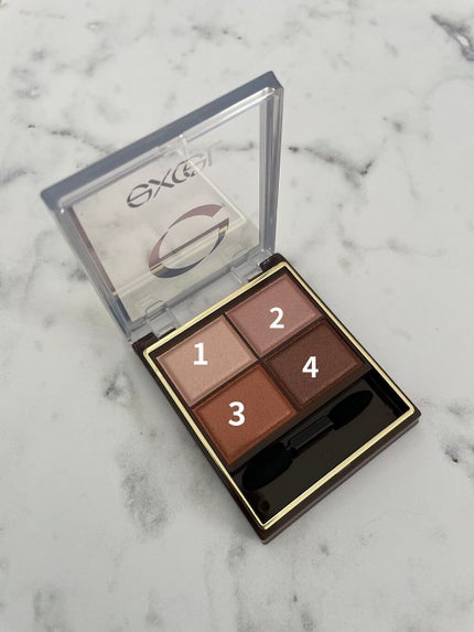 スキニーリッチシャドウ/excel/アイシャドウパレットを使ったクチコミ(2枚目)