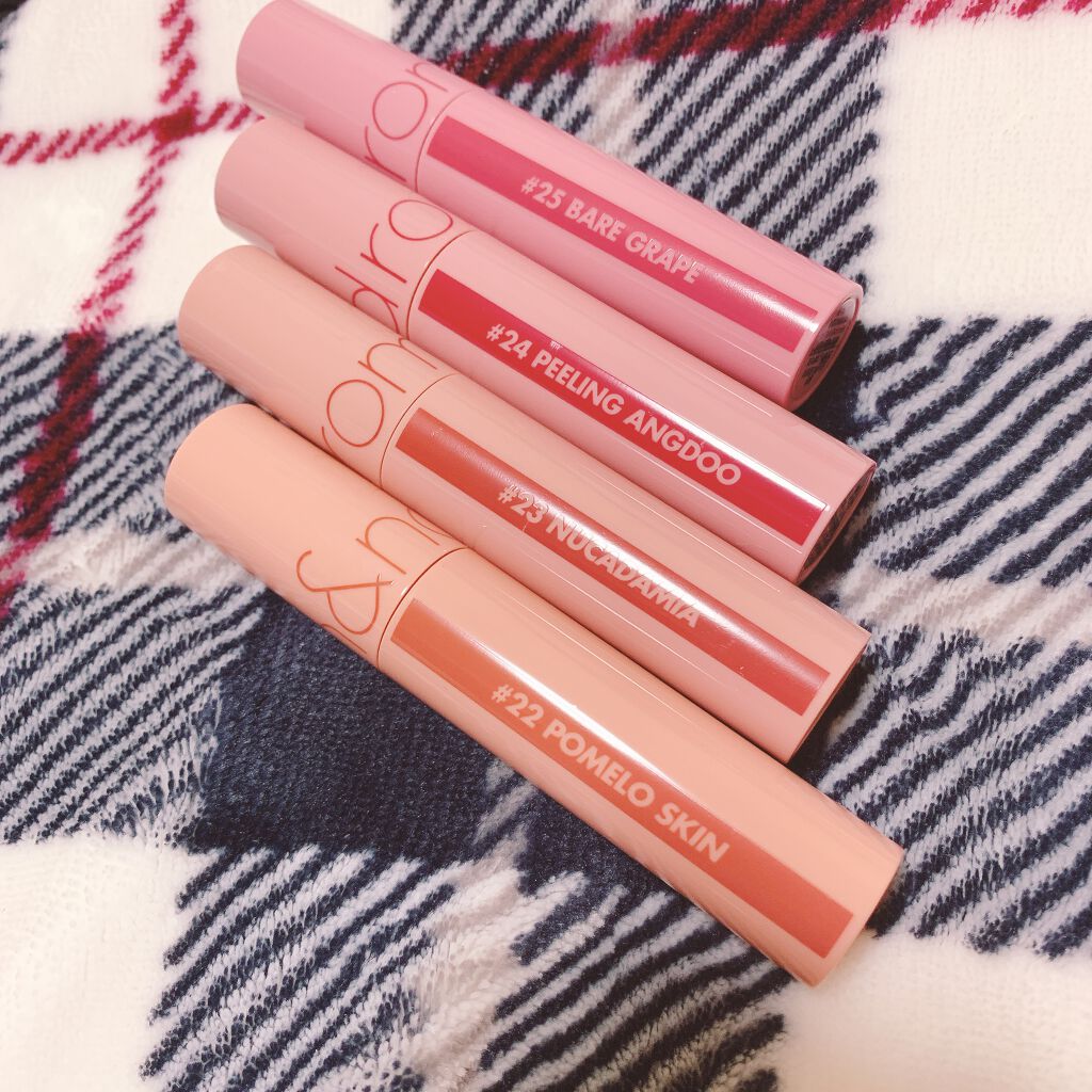 ジューシーラスティングティント/rom&nd/リップティントを使ったクチコミ（1枚目）