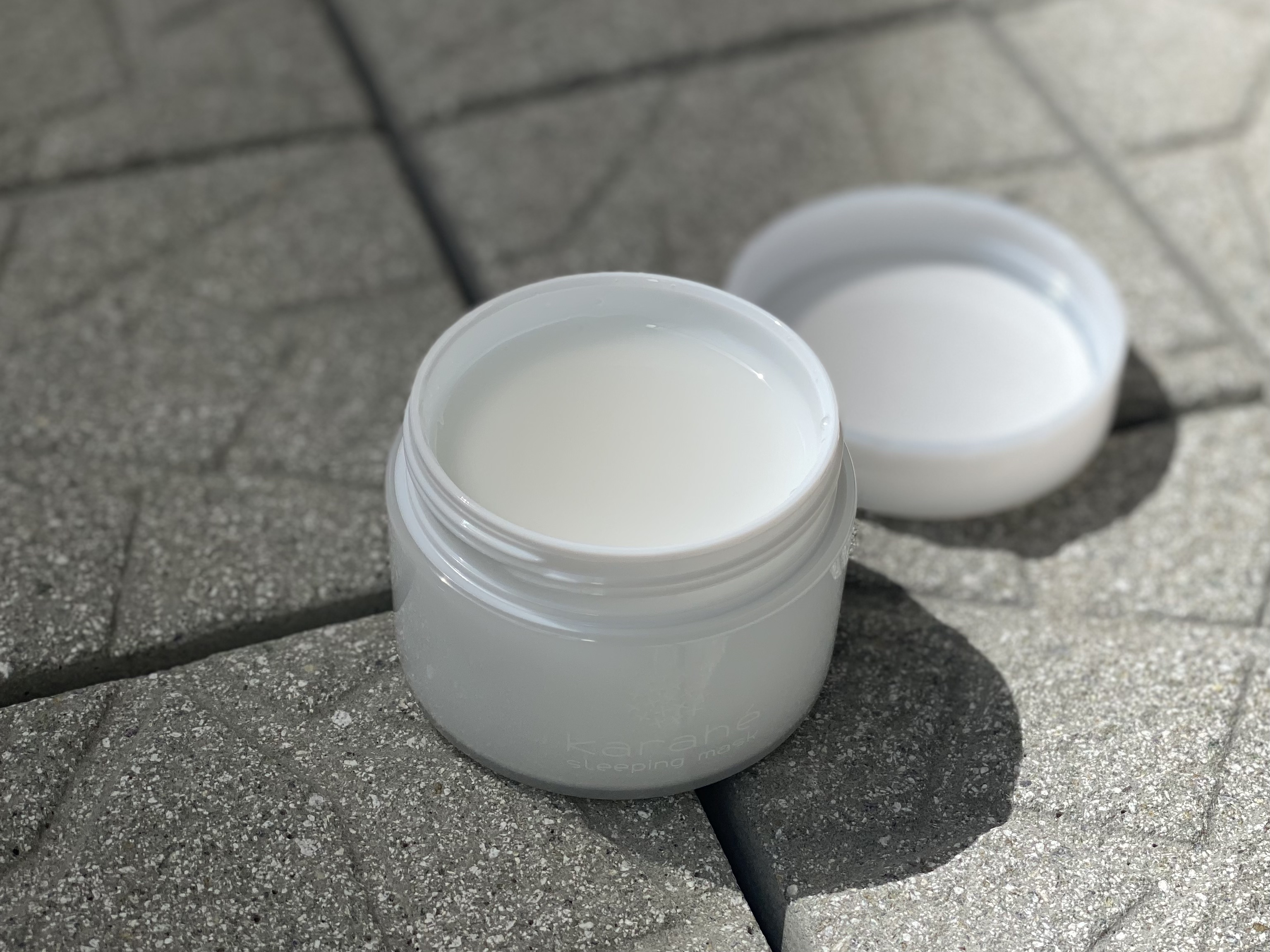 カラへ スリーピングマスク/karahé/フェイスクリームを使ったクチコミ（1枚目）