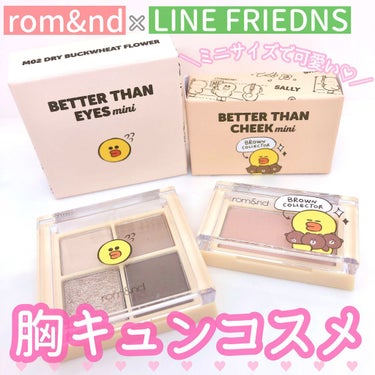 LINE FRIENDS EDITION/rom&nd/メイクアップキットを使ったクチコミ（1枚目）