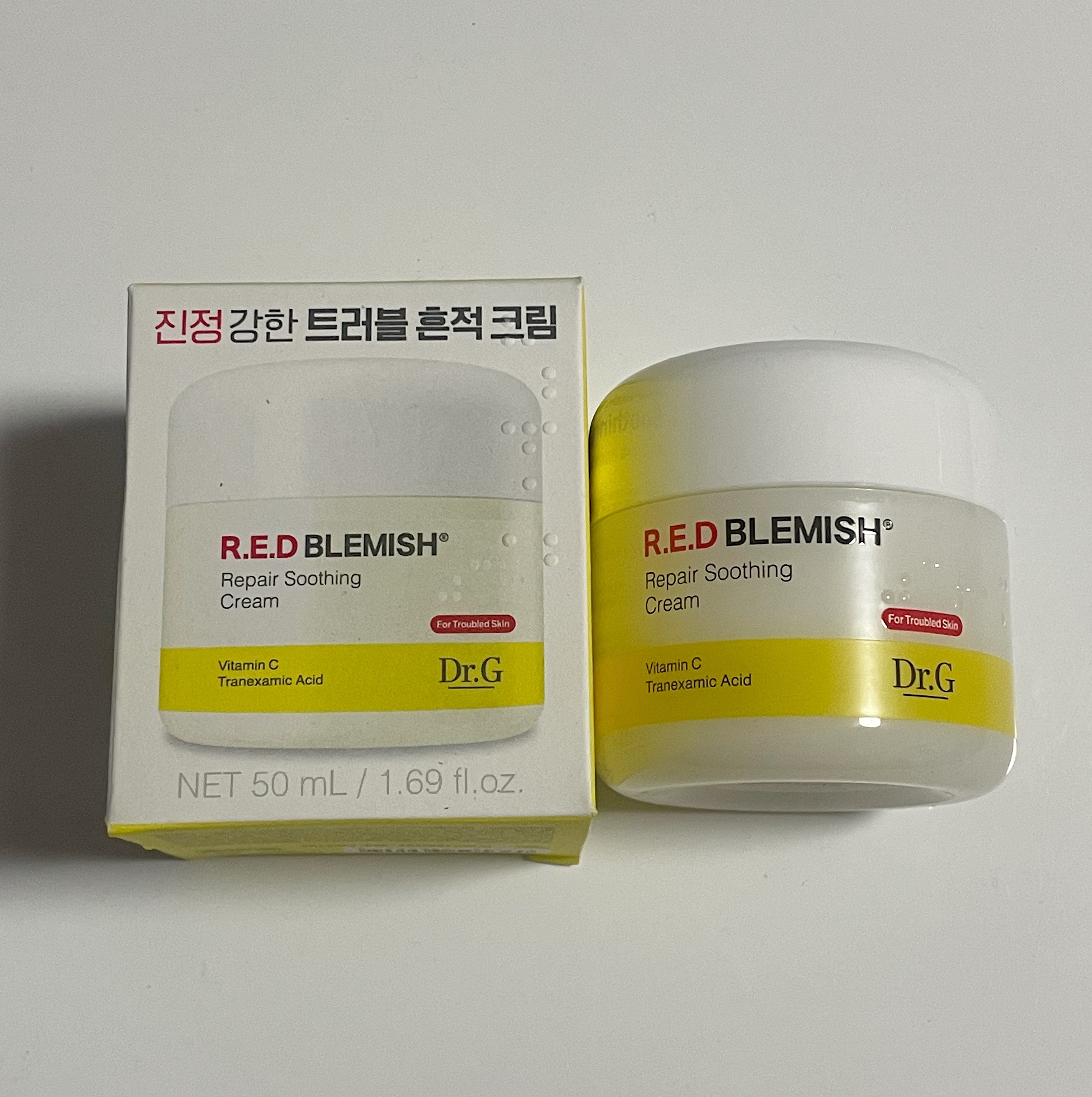 @dr.g_official @dr.g_official_jp 様よりいただきました♡

Dr.G ドクタージー
レッドブレミッシュリペアスージングクリーム
容量　50ml

定番の緑色のクリームが大人気となっている
Dr.Gさんより新作