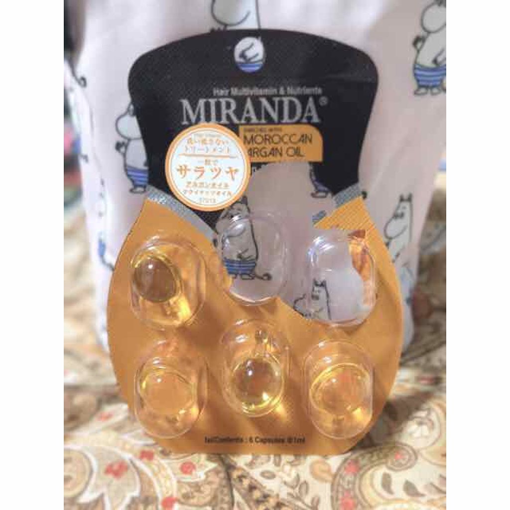 ヘアビタミン シルキーシャインヘアオイル/MIRANDA/ヘアオイルを使ったクチコミ(2枚目)