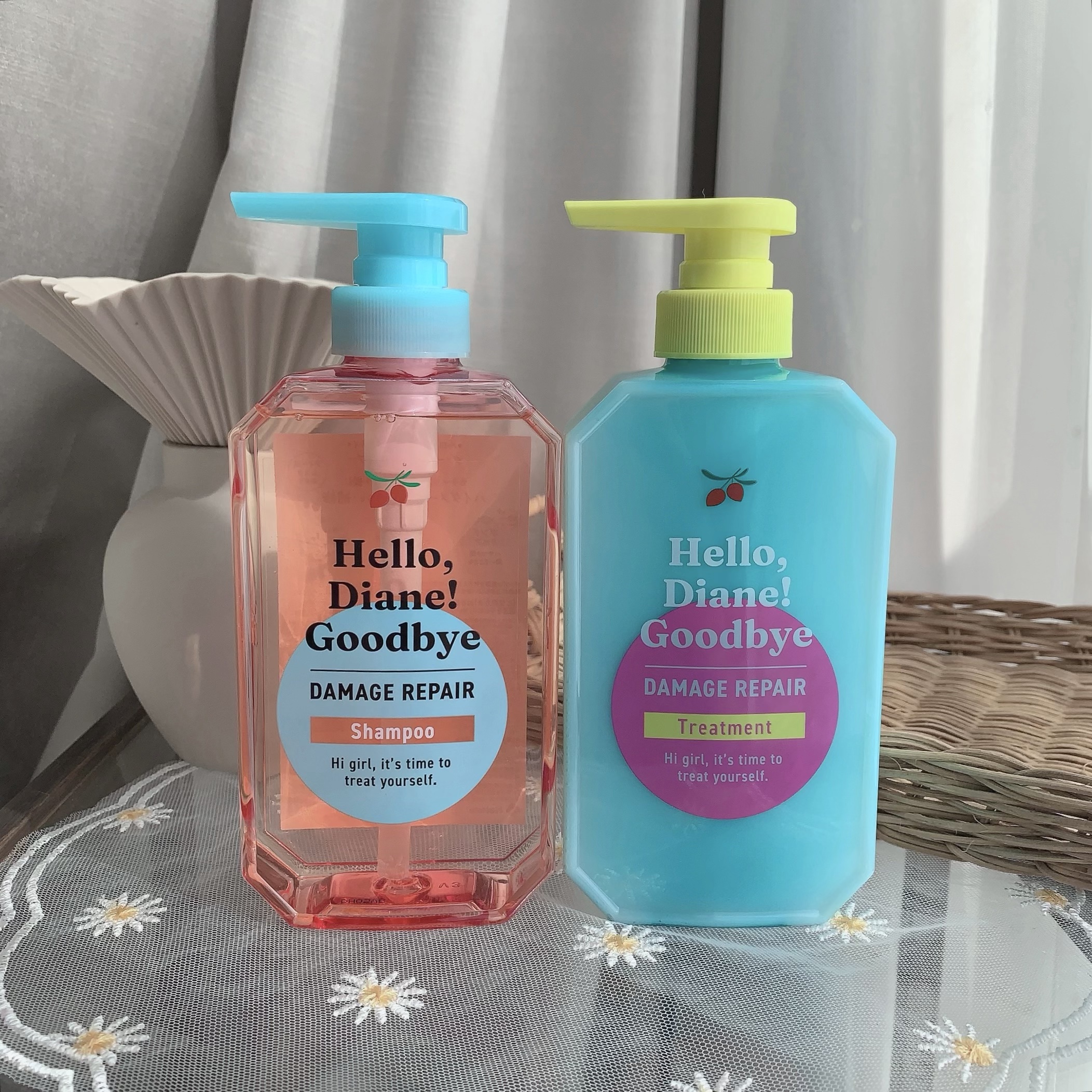 ハローダイアン グッバイ ダメージリペア シャンプー/トリートメント シャンプー＆トリートメント/ダイアン/市販シャンプーを使ったクチコミ（1枚目）