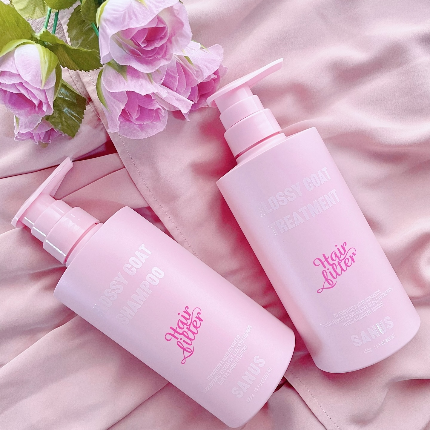 GLOSSY COAT SHAMPOO / TREATMENT/SANUS HAIR FILTER/市販シャンプーを使ったクチコミ（1枚目）