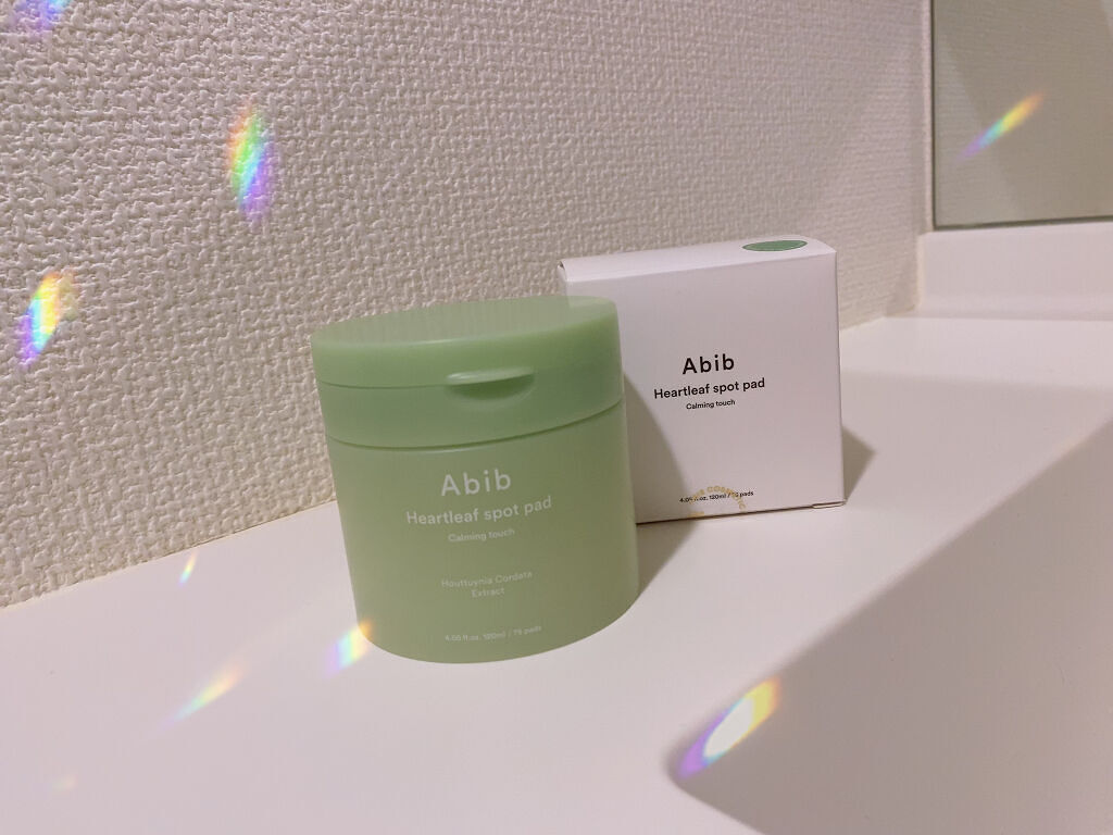 ドクダミカーミングタッチスポットパッド/Abib /トナーパッドを使ったクチコミ（3枚目）