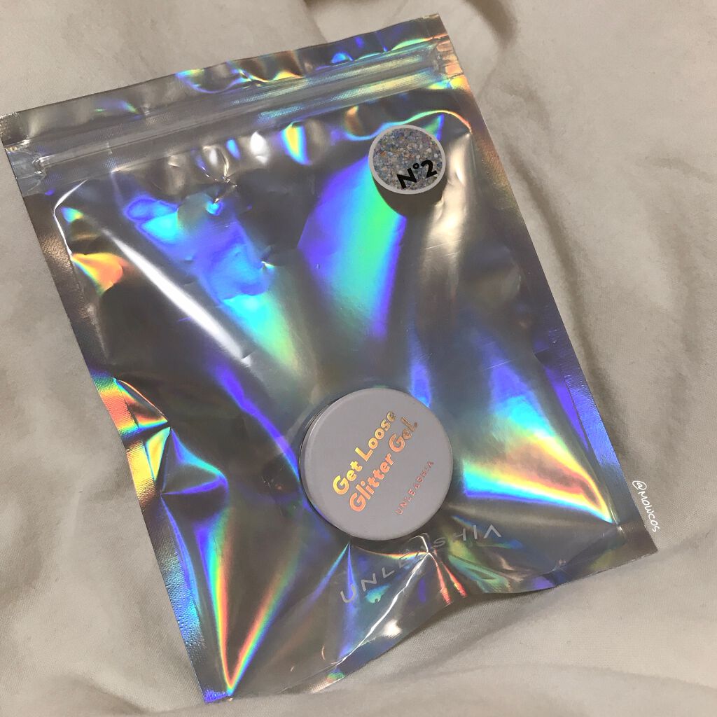 ゲットルーズグリッタージェル/unleashia/グリッターを使ったクチコミ(3枚目)
