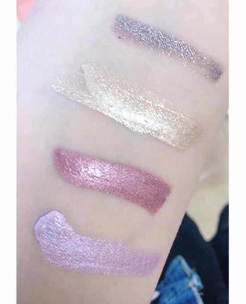 スパークリングアイグロス/スウィーツ スウィーツ/リキッドアイシャドウを使ったクチコミ(3枚目)