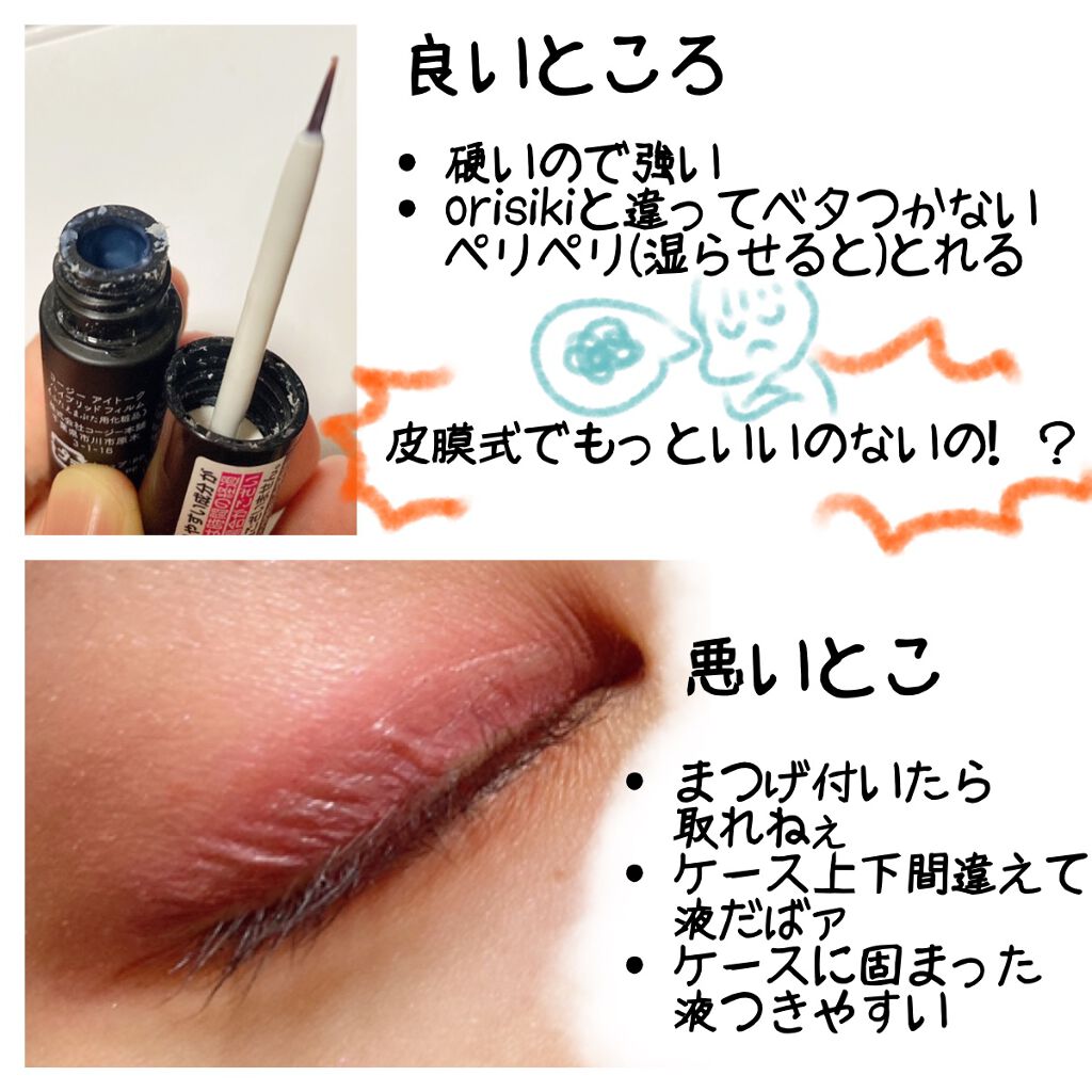 ハイブリッドフィルム/アイトーク/二重まぶた用アイテムを使ったクチコミ（2枚目）
