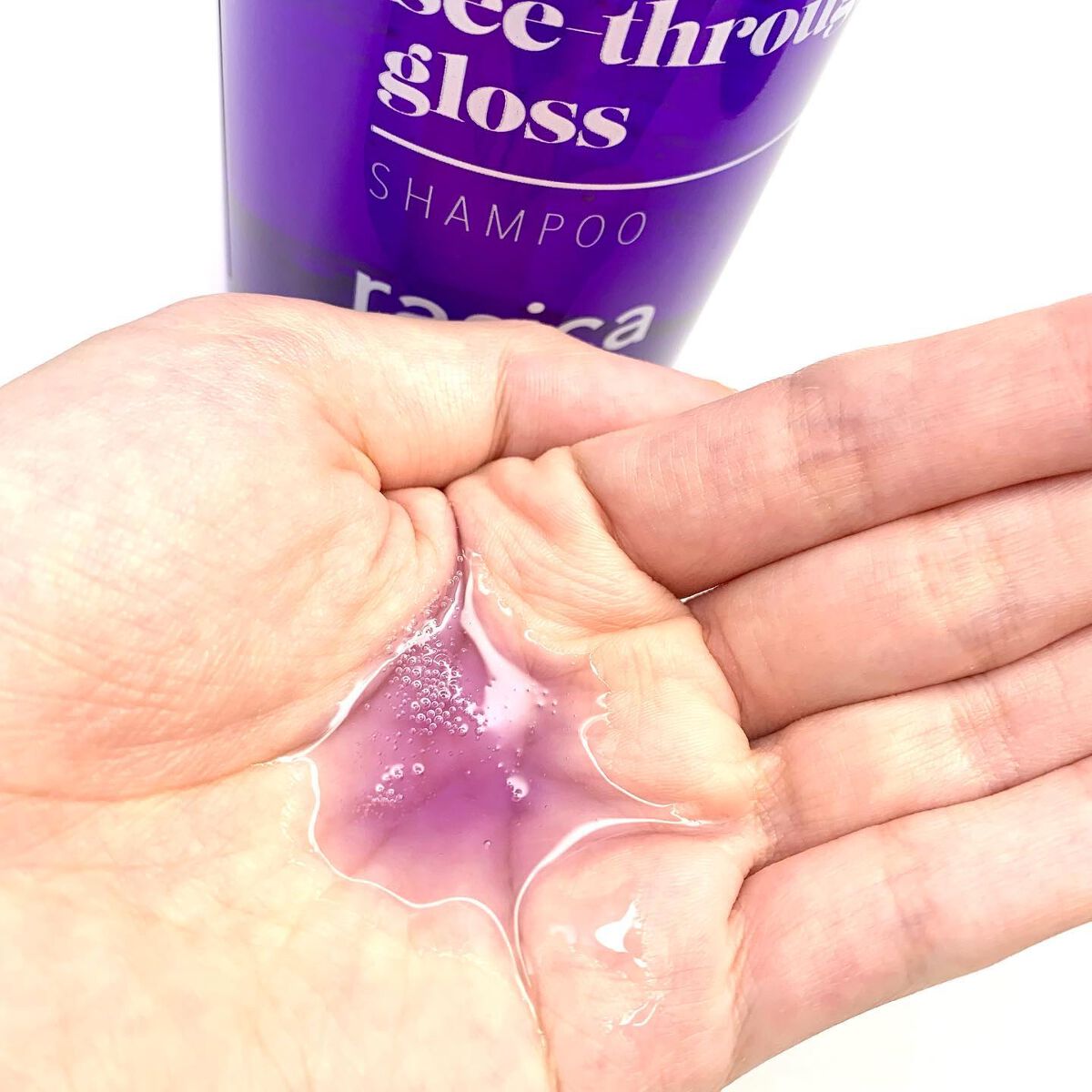 シースルーグロスシャンプー/トリートメント/rasica/市販シャンプーを使ったクチコミ(2枚目)