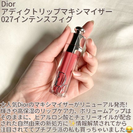 ディオール アディクト リップ マキシマイザー 027インテンス フィグ/Dior/リップグロスを使ったクチコミ(2枚目)