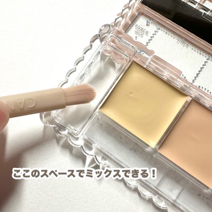 カラーミキシングコンシーラー/キャンメイク/パレットコンシーラーを使ったクチコミ(7枚目)