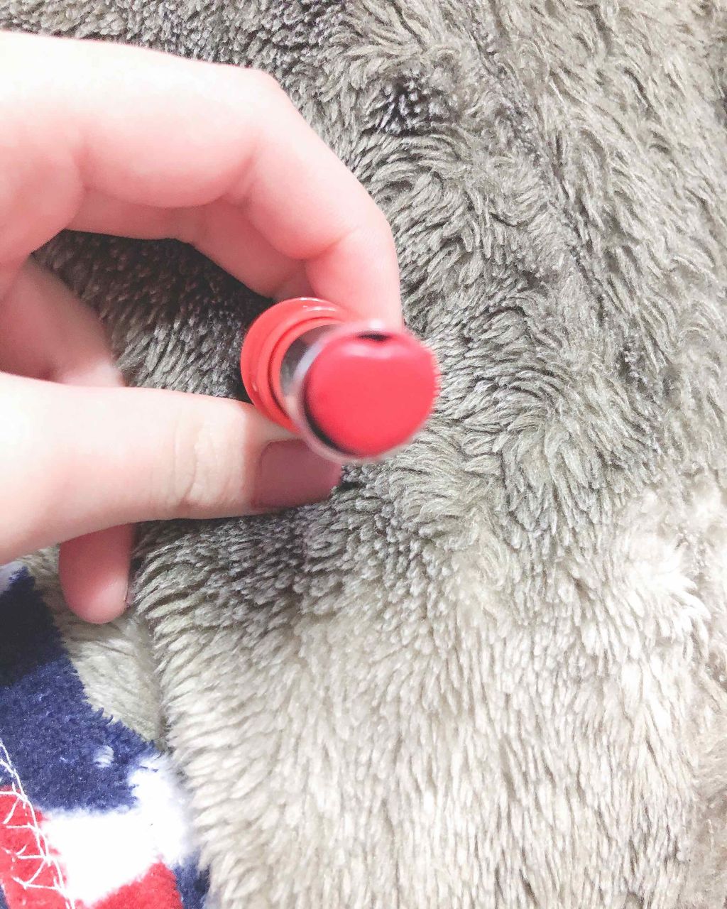 WHY NOT SPINNS リップスティック いちご/DAISO/口紅を使ったクチコミ（2枚目）