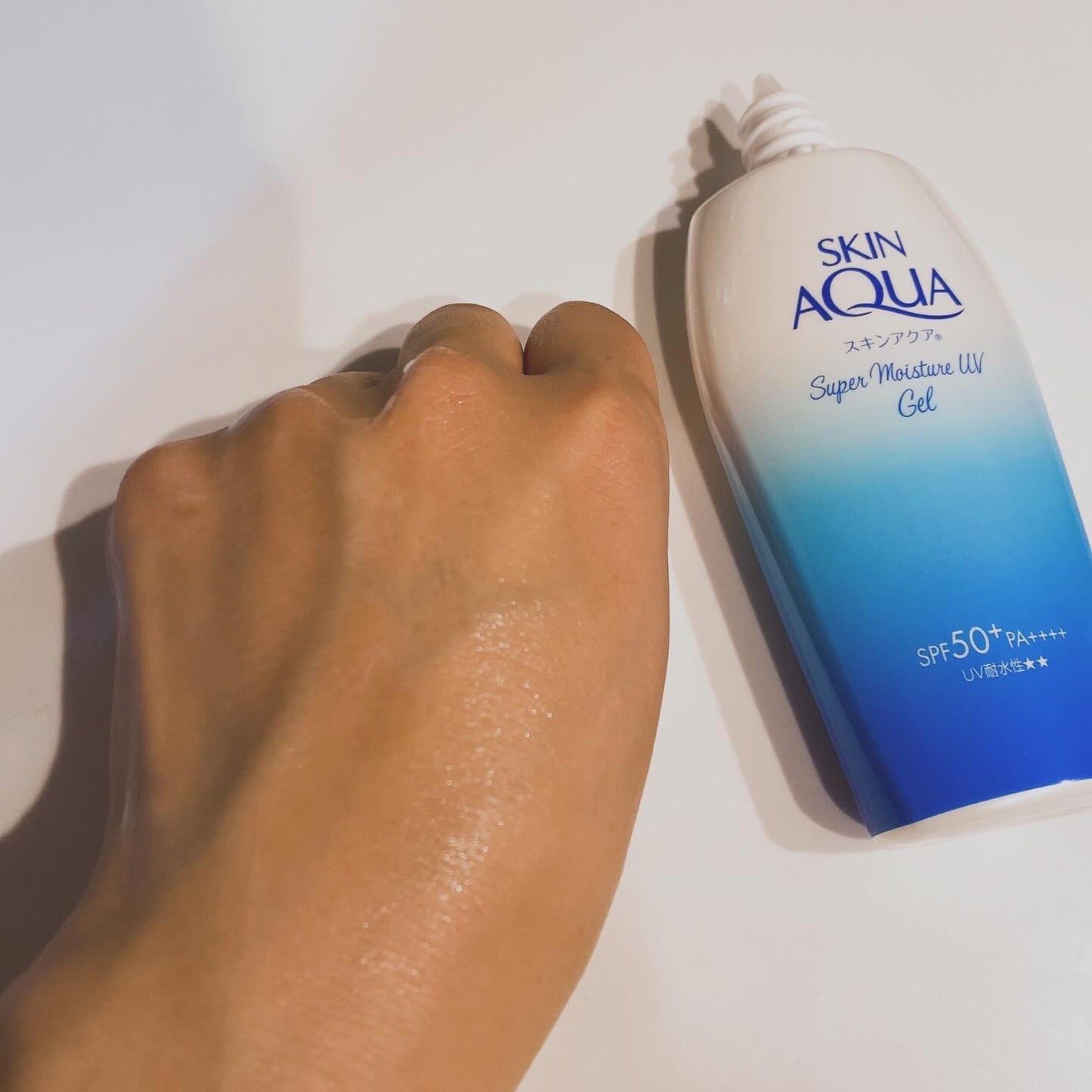 スキンアクア スーパーモイスチャージェル/スキンアクア/日焼け止めジェルを使ったクチコミ(3枚目)
