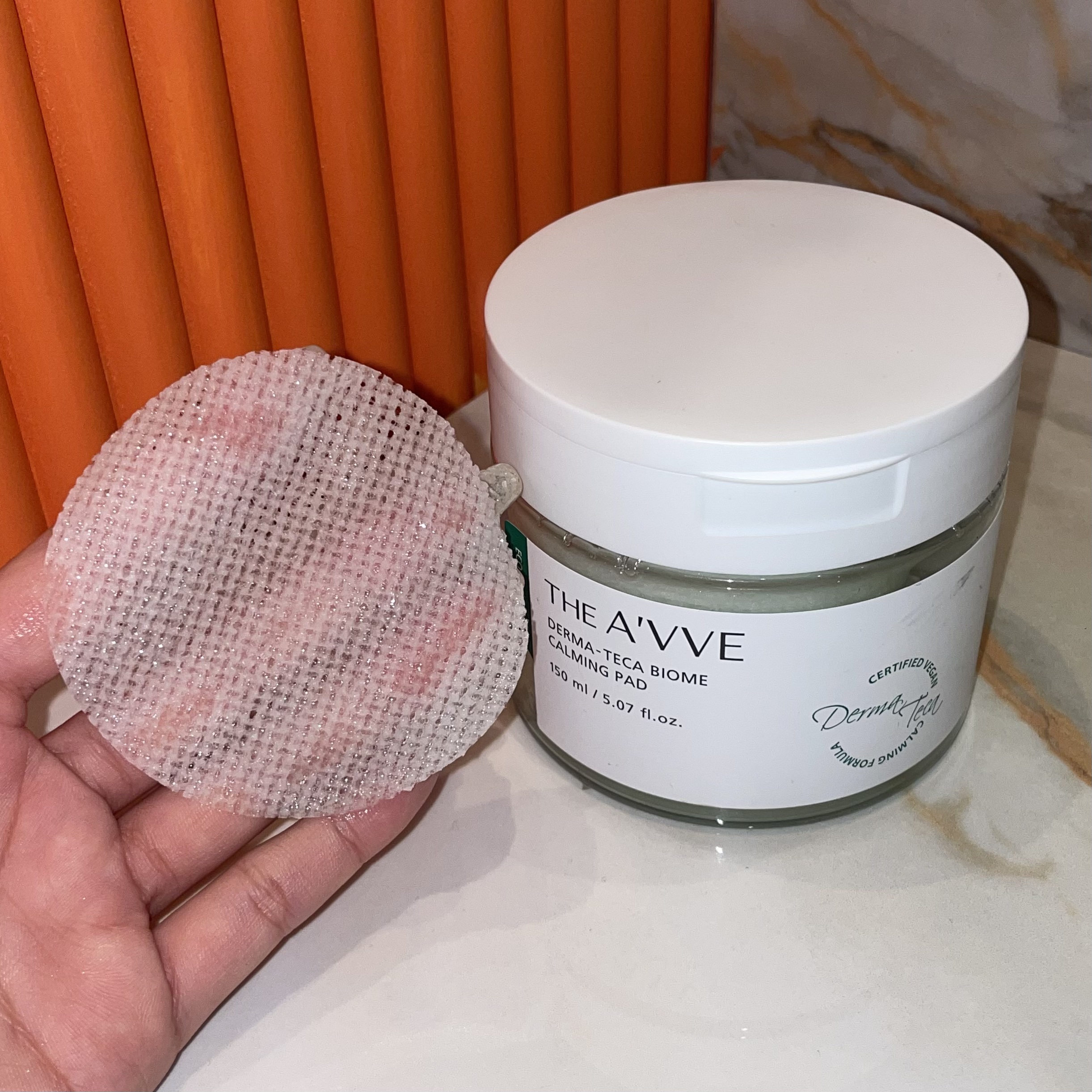 ダーマテカバイオームカーミングパッド/THE A'VVE/トナーパッドを使ったクチコミ（2枚目）