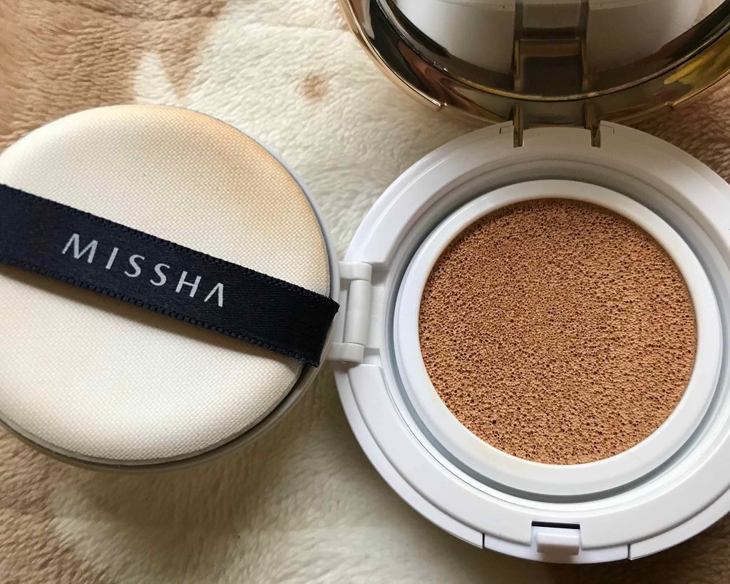 M クッション ファンデーション(モイスチャー)/MISSHA/クッションファンデーションを使ったクチコミ(2枚目)
