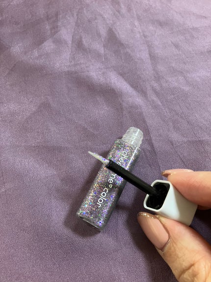 チアミーカラー グリッターアイライナー/CHEER me COLOR/リキッドアイライナーを使ったクチコミ(5枚目)